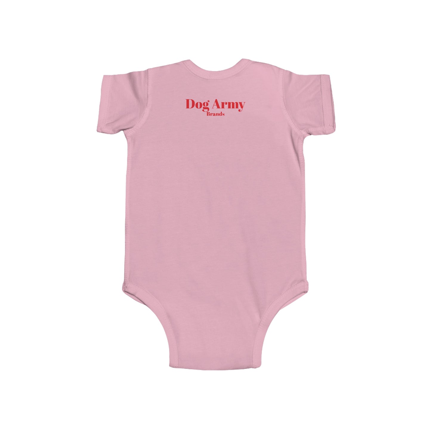 Dog Army Infant Fine Jersey Bodysuit