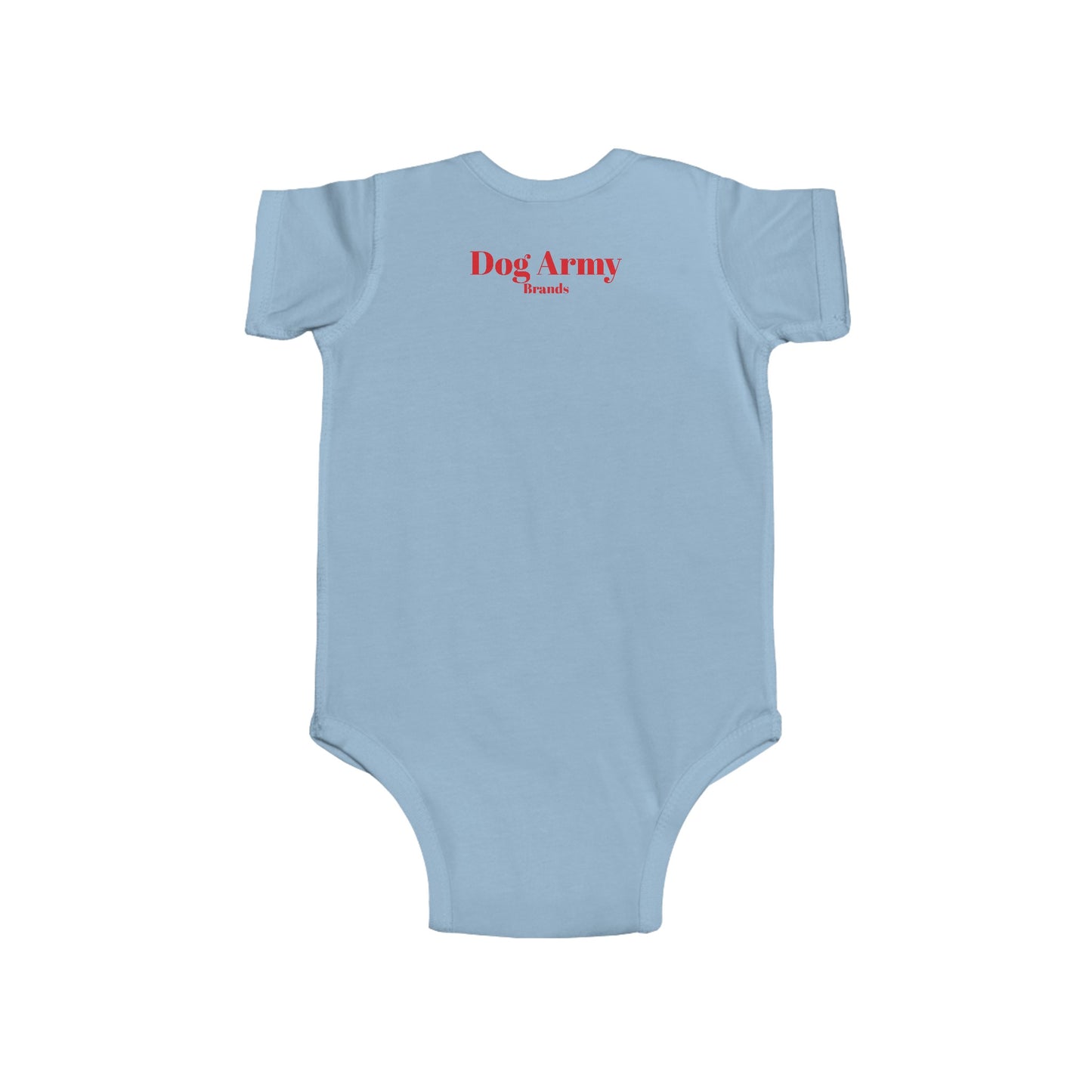 Dog Army Infant Fine Jersey Bodysuit