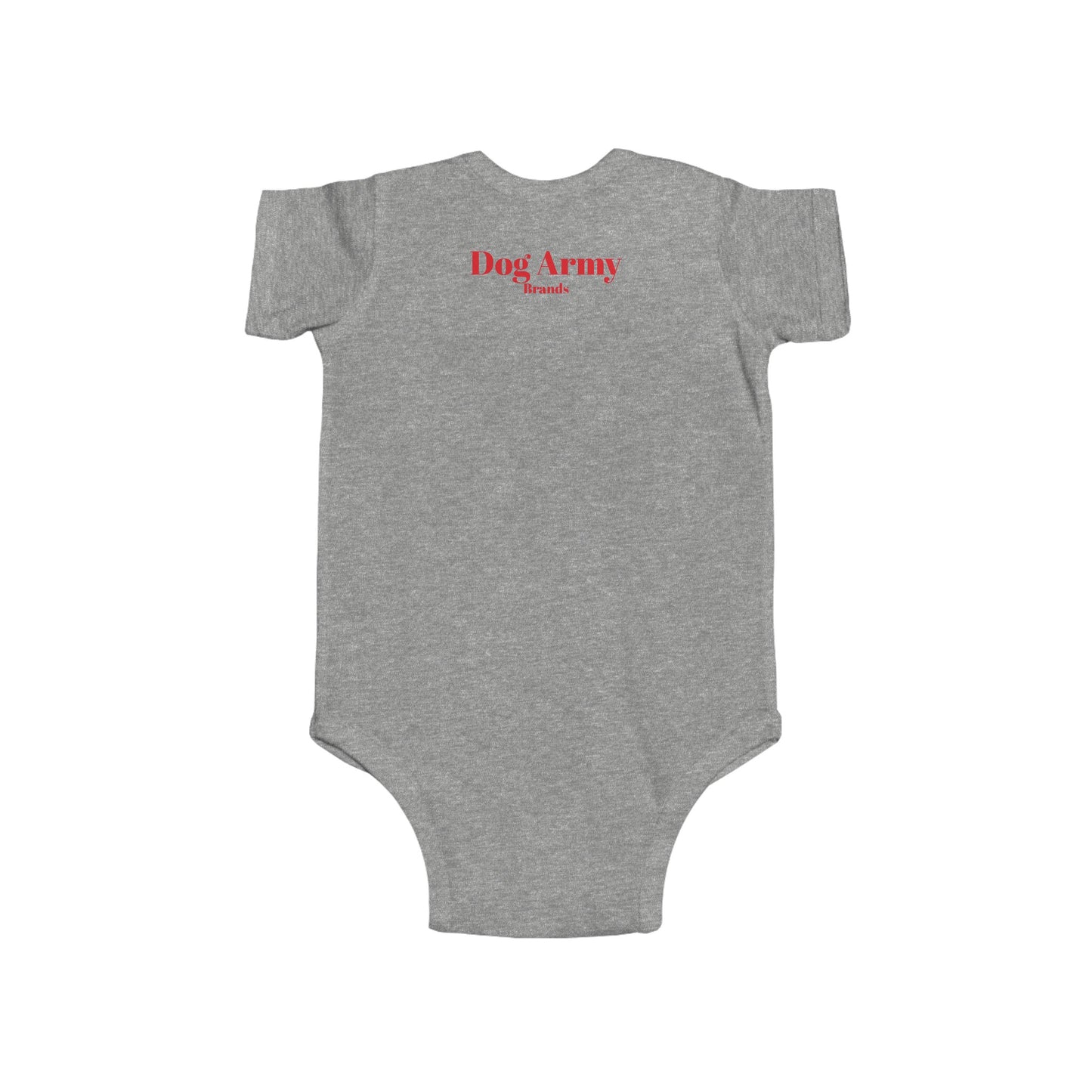 Dog Army Infant Fine Jersey Bodysuit