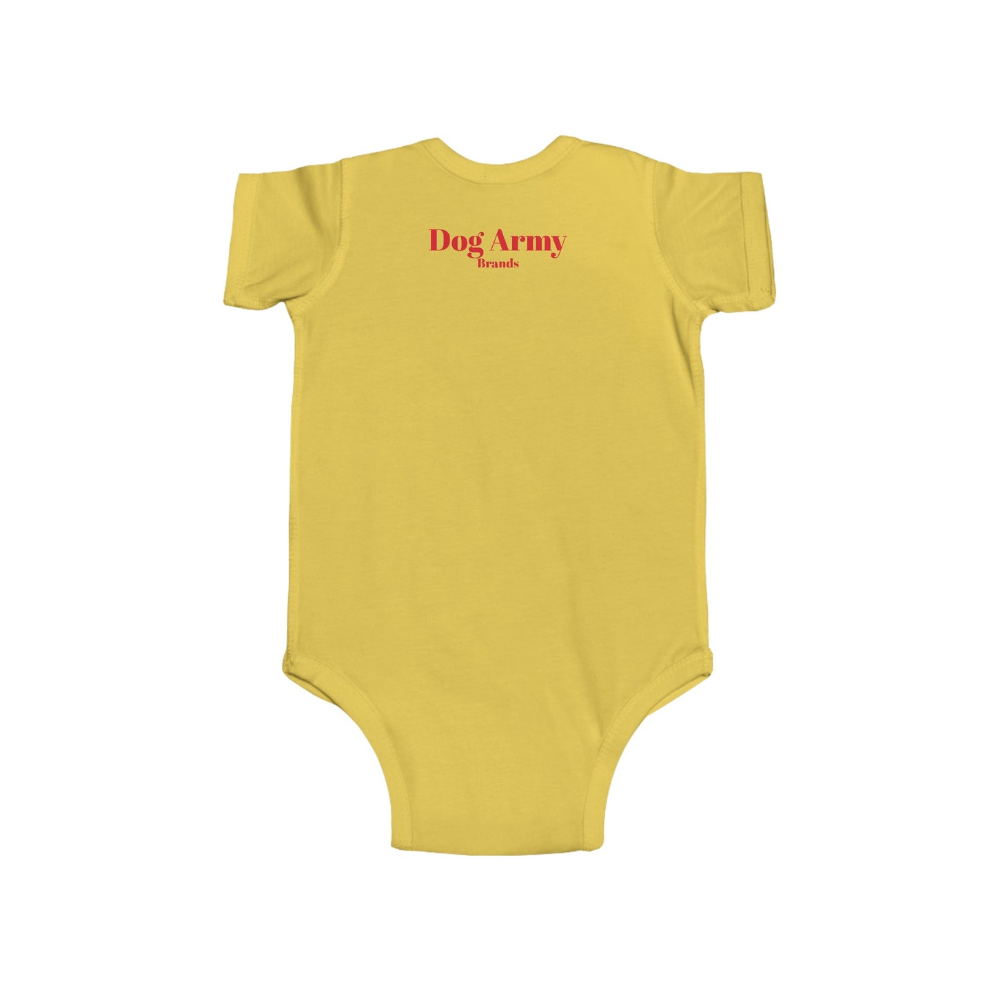 Dog Army Infant Fine Jersey Bodysuit