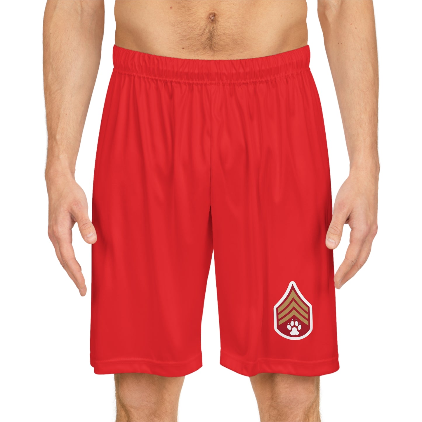 Dog Army Basketball Shorts (AOP)