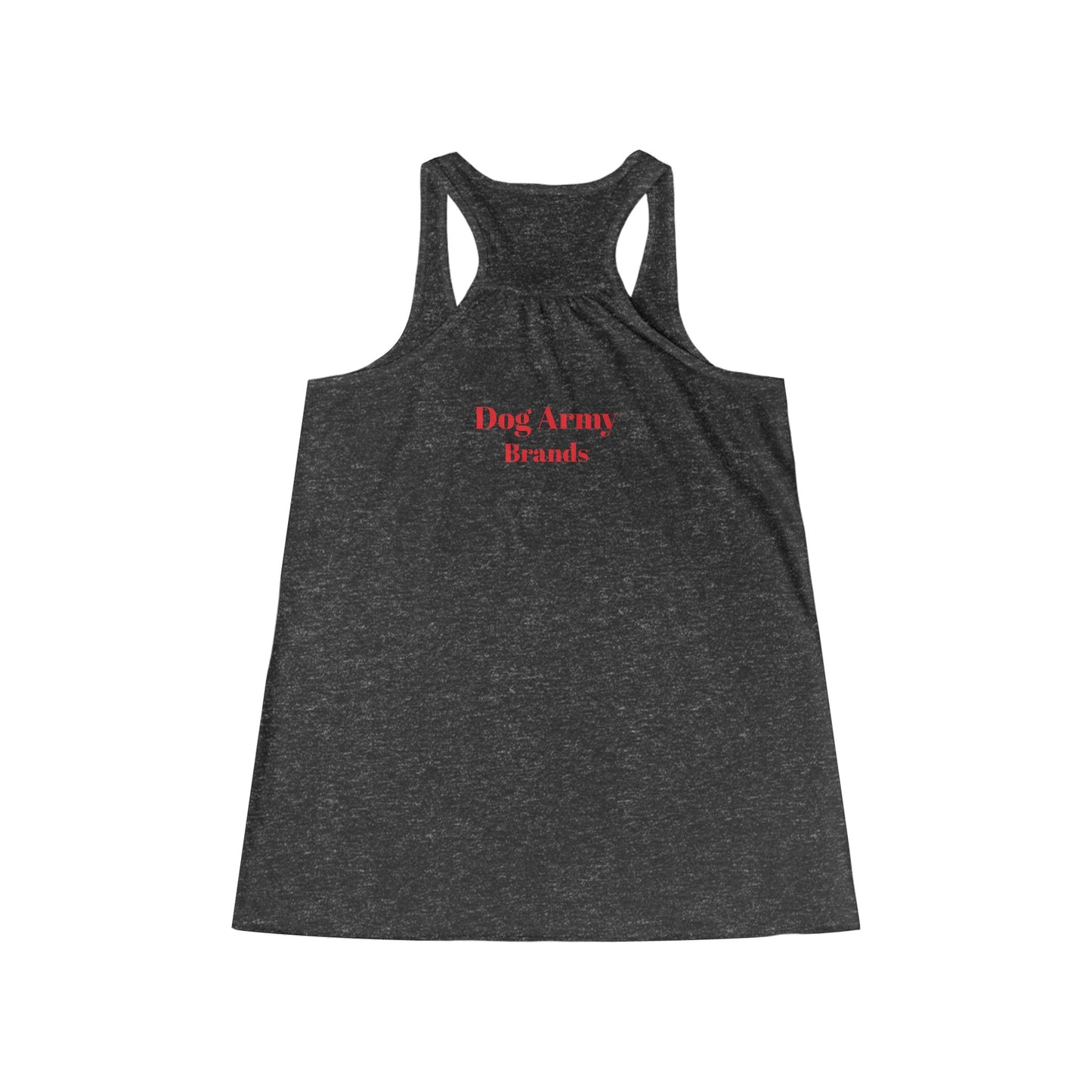 Dog Army Fitness  Women's Flowy Racerback Tank