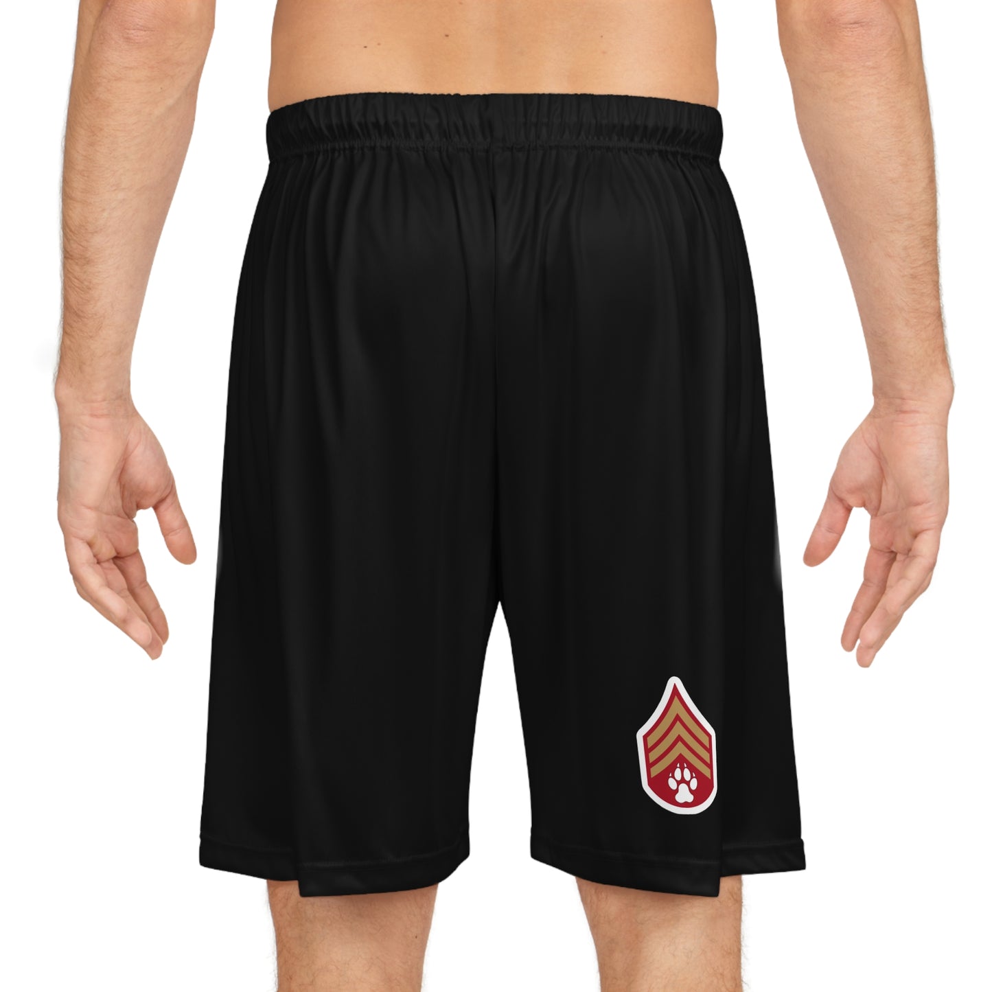 Dog Army Basketball Shorts (AOP)