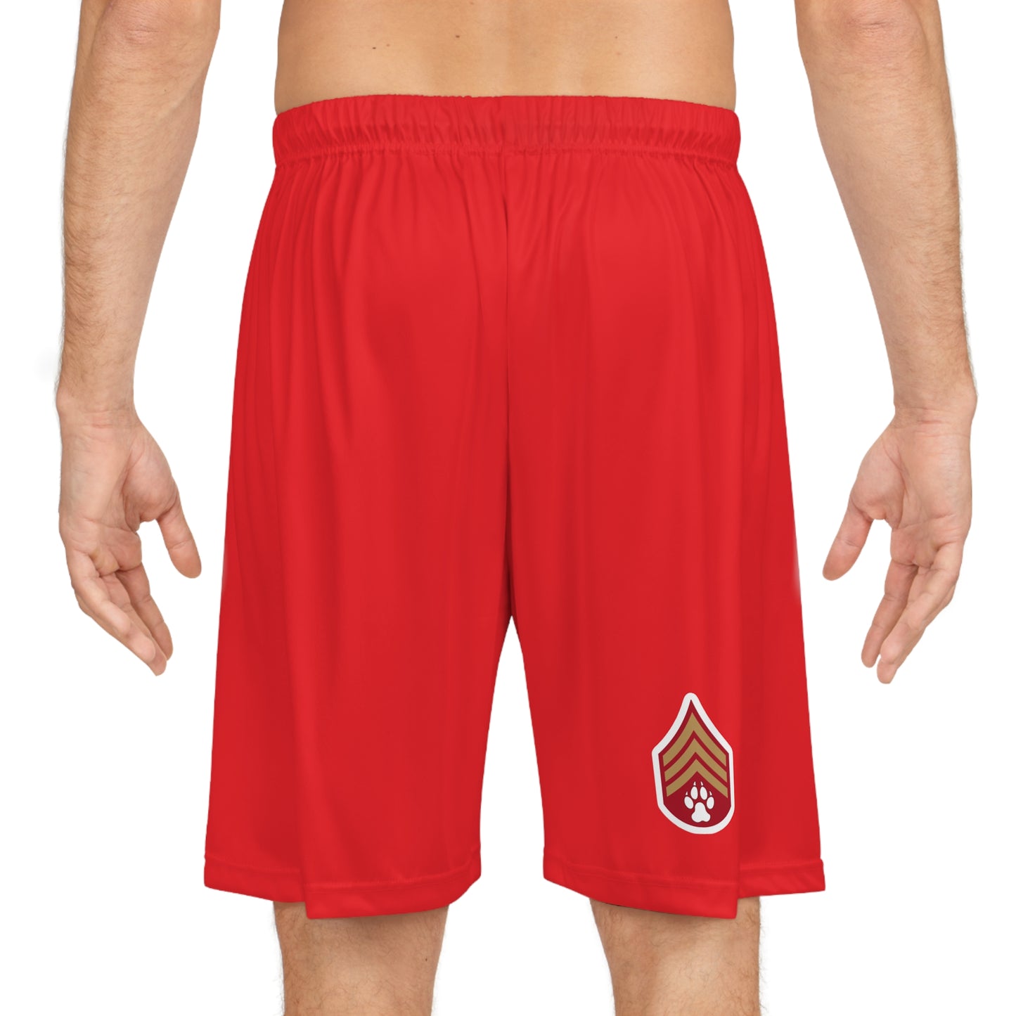 Dog Army Basketball Shorts (AOP)