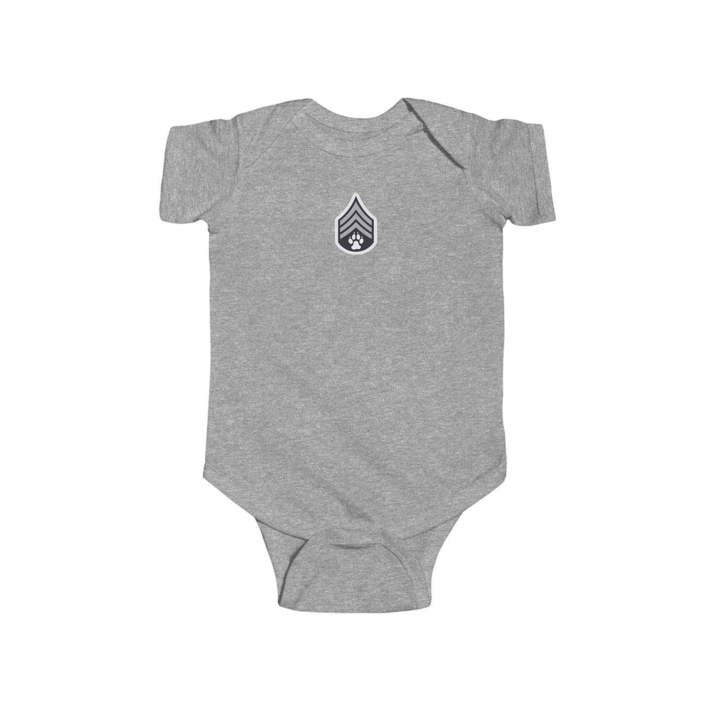 Dog Army Infant Fine Jersey Bodysuit