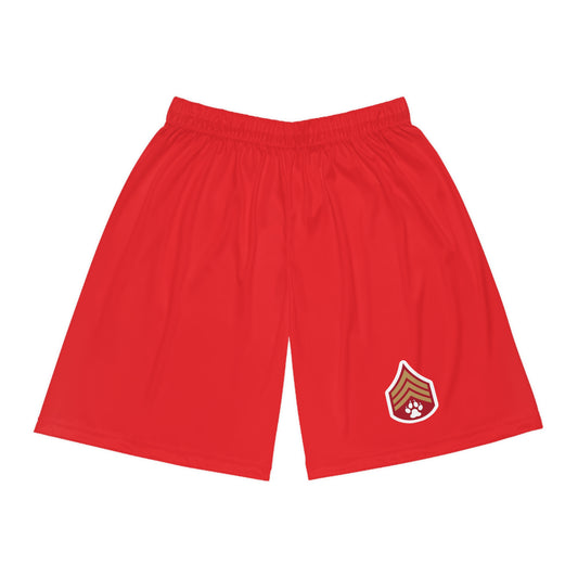 Dog Army Basketball Shorts (AOP)