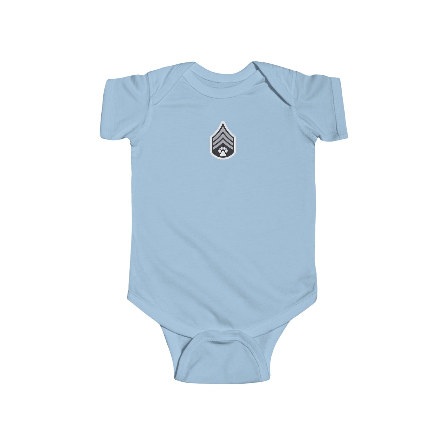 Dog Army Infant Fine Jersey Bodysuit